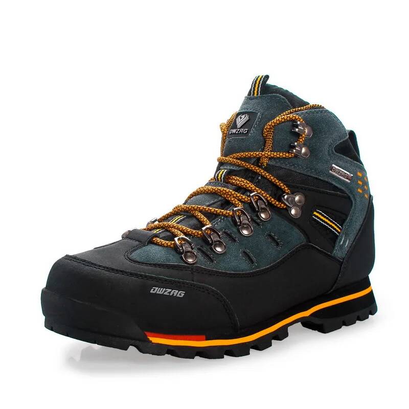 Fishing Boots - Men's Hiking Sneakers Waterproof Leather High