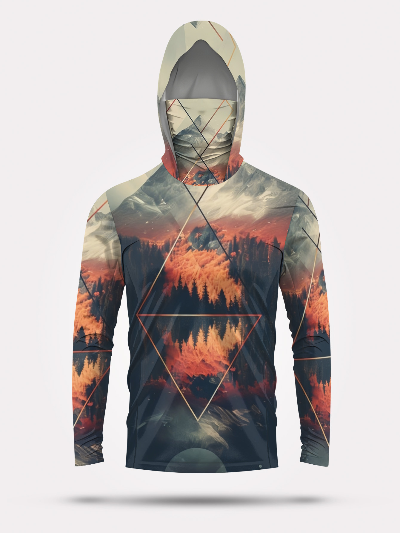 Outdoor Men's Fishing Hoodie B - đánh giá và giá Fishing Mask Sun Protection