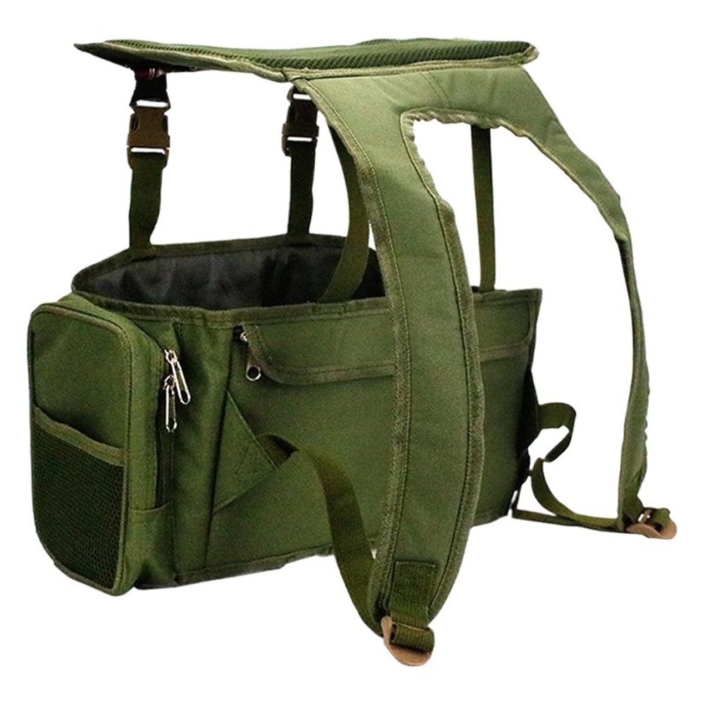 Green Nylon Fishing Backpack W - đánh giá và giá Fishing Backpack