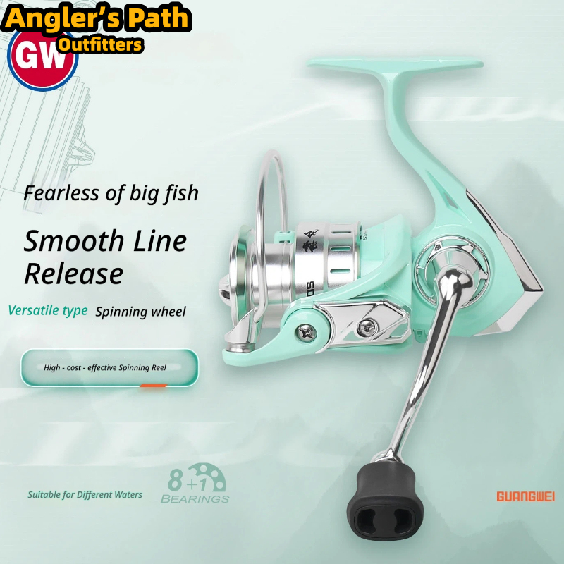 Guangwei Xiwu Spinning Reel 8+ - đánh giá và giá Abu Garcia Reel Max